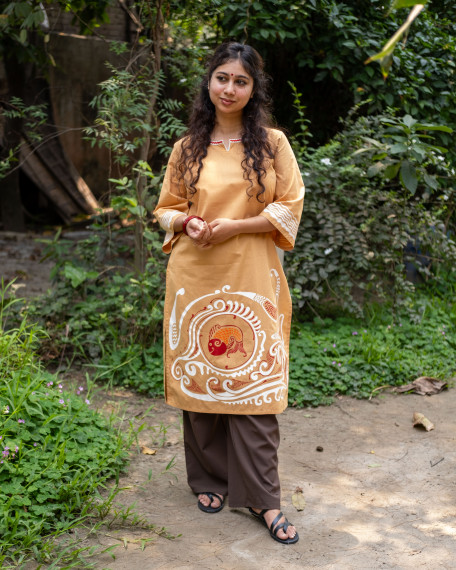 white christmas dresses TEAL DYED KURTI main image 1